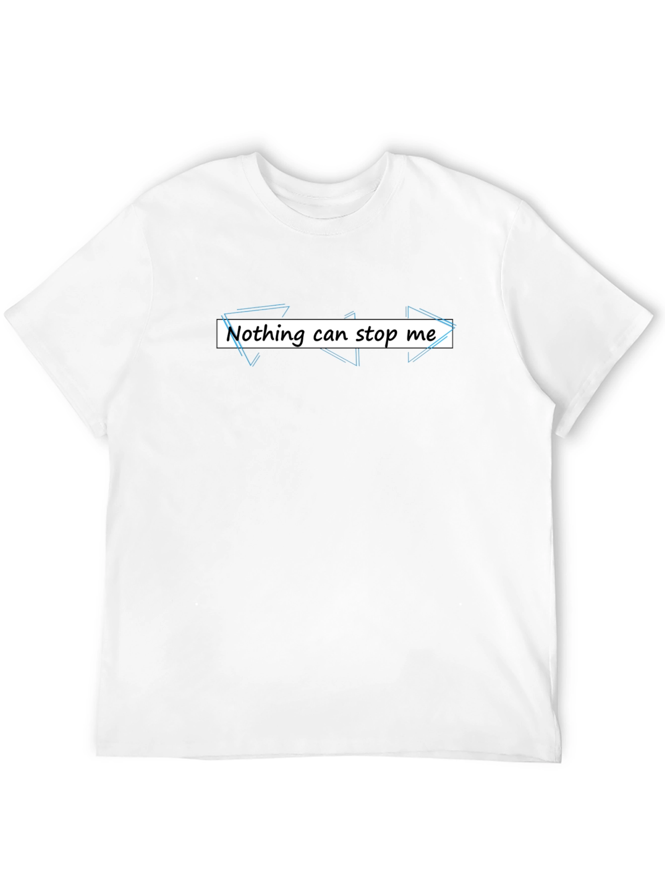 Nothing Can Stop Me Graphic Tee - Black