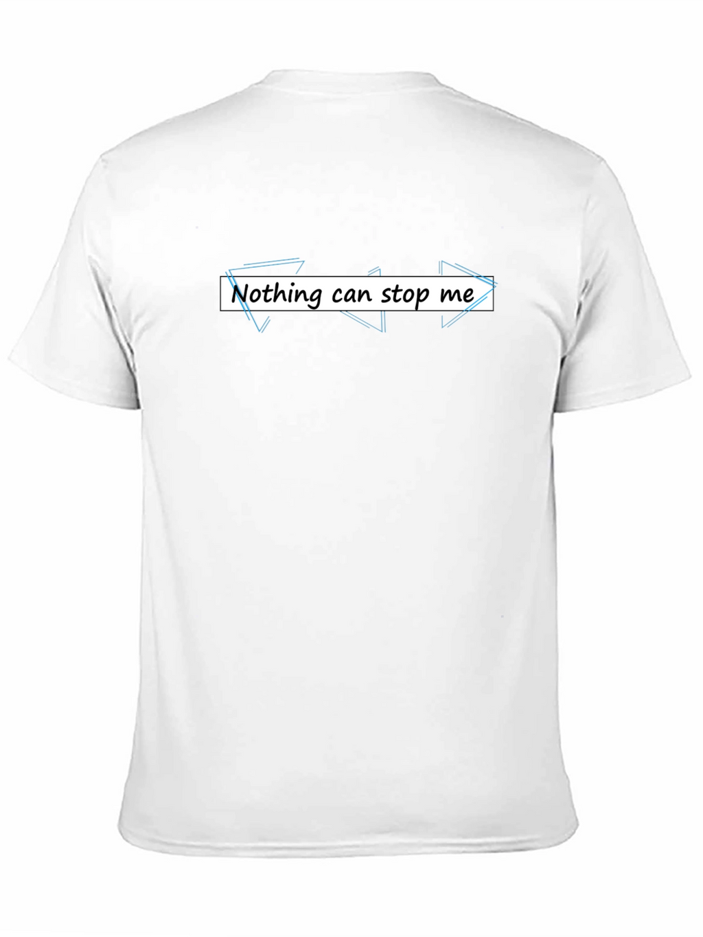 Nothing Can Stop Me Graphic Tee - Black