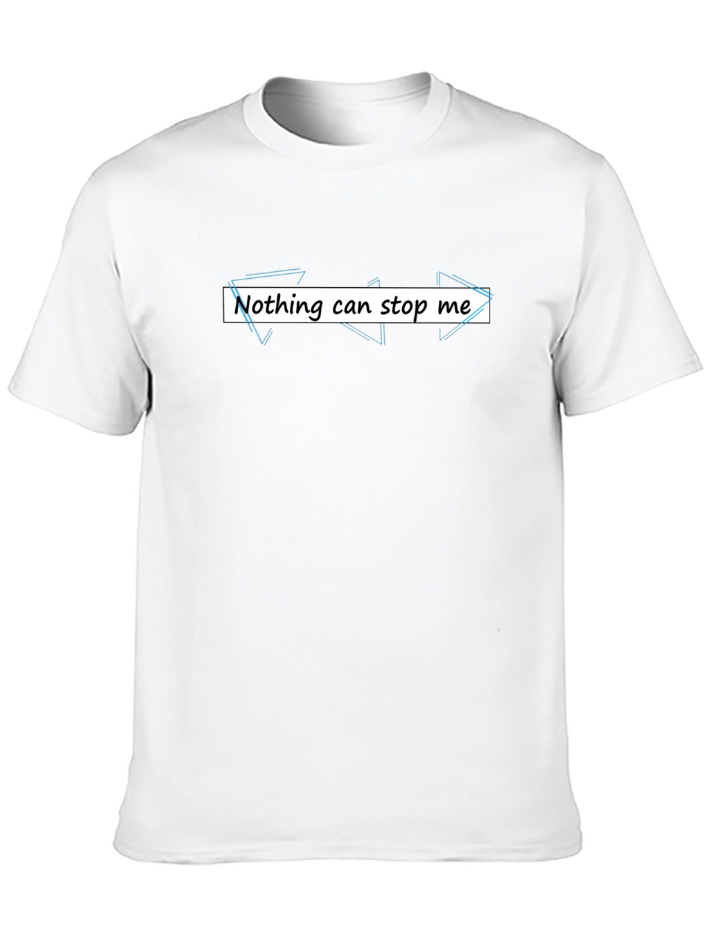 Nothing Can Stop Me Graphic Tee - Black