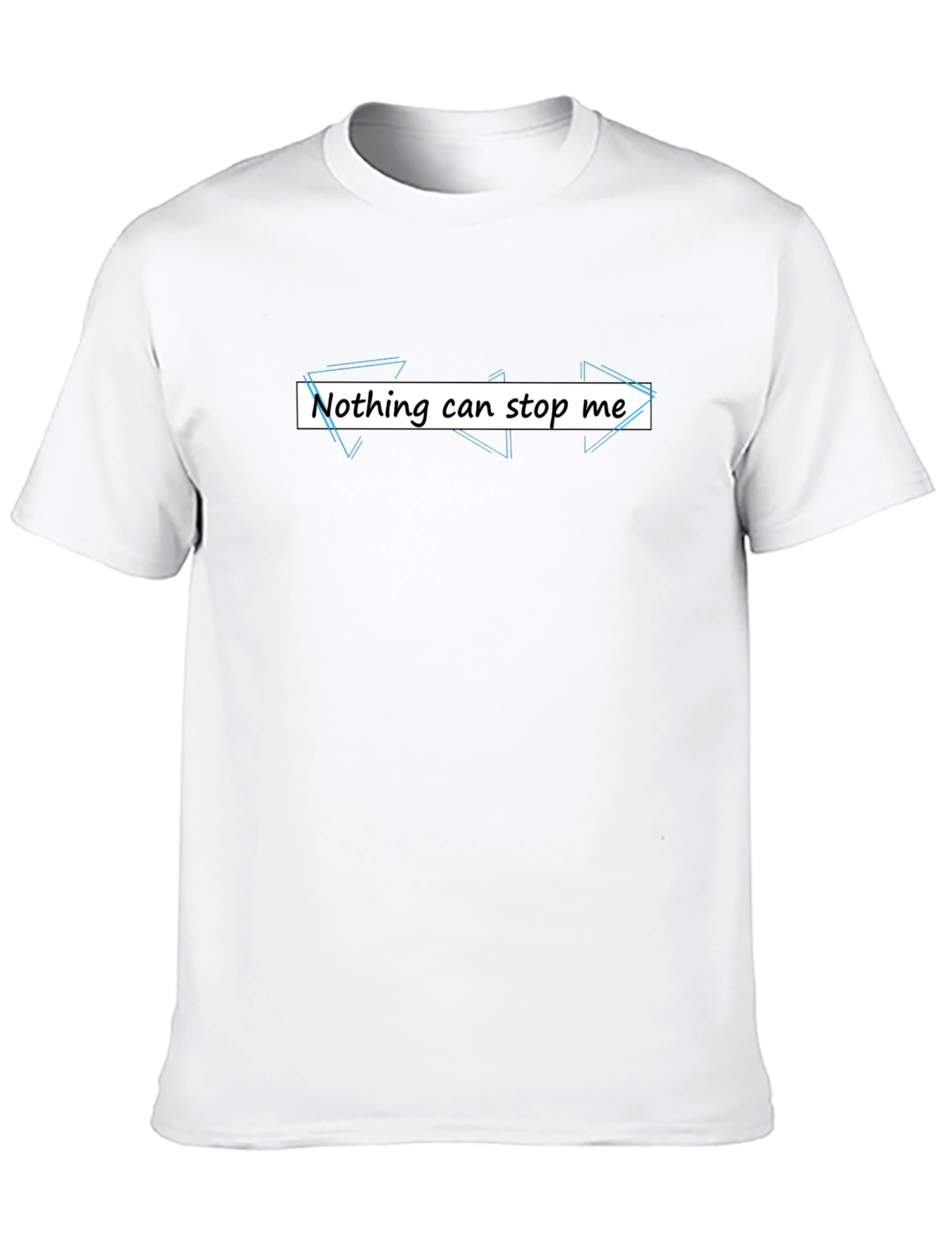 Nothing Can Stop Me Graphic Tee - Black