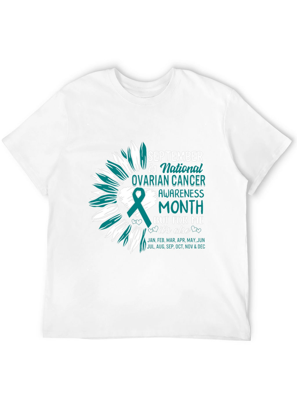 Ovarian Cancer Awareness Tee - September Month