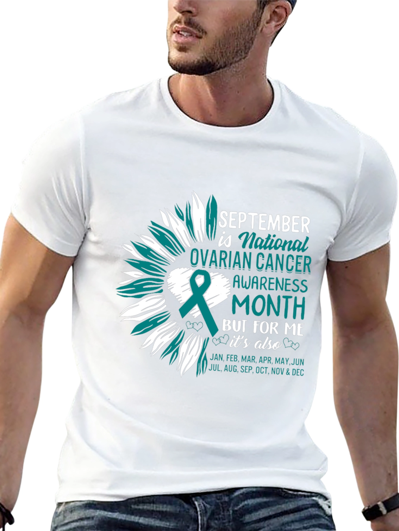 Ovarian Cancer Awareness Tee - September Month