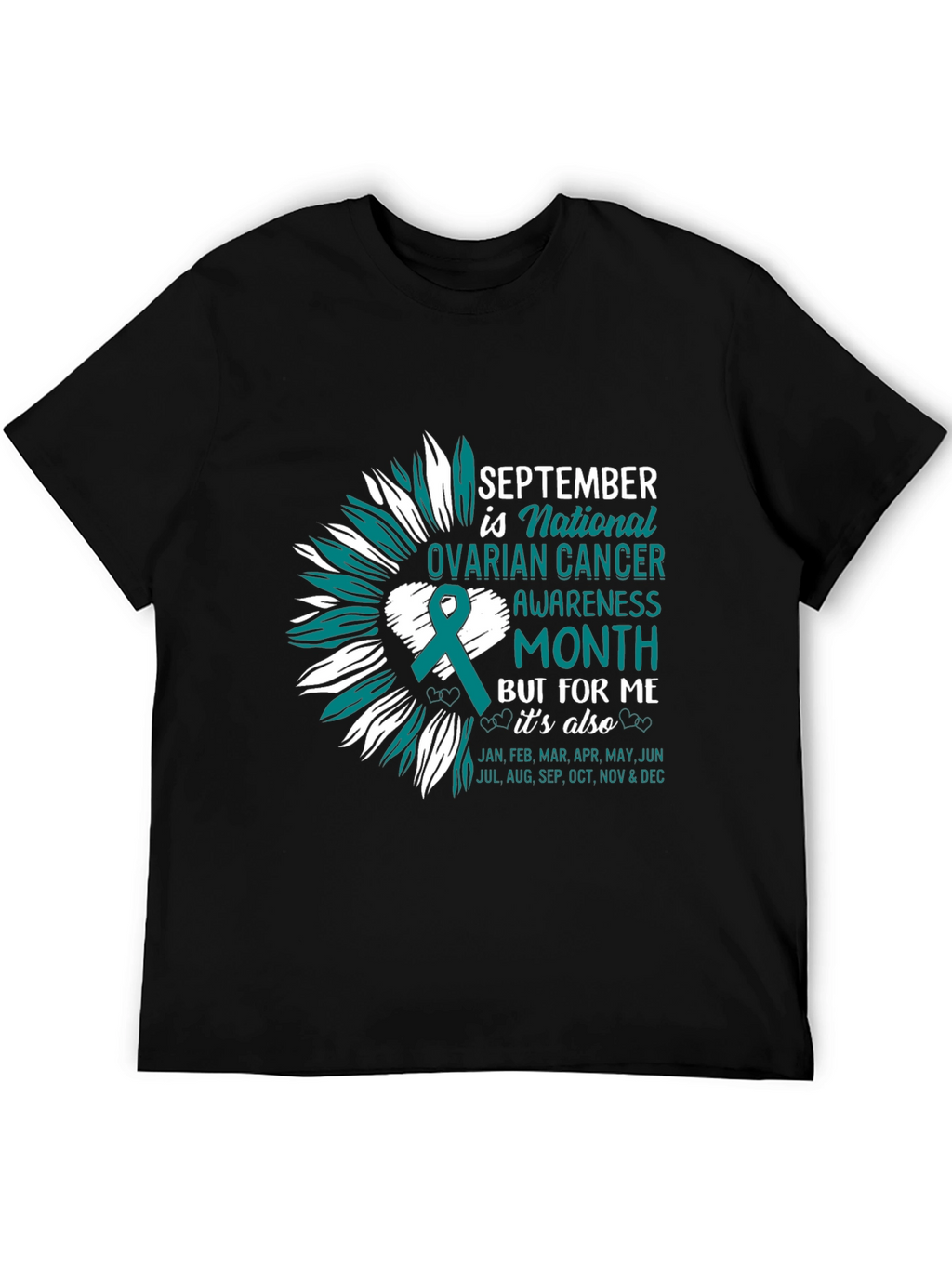 Ovarian Cancer Awareness Tee - September Month
