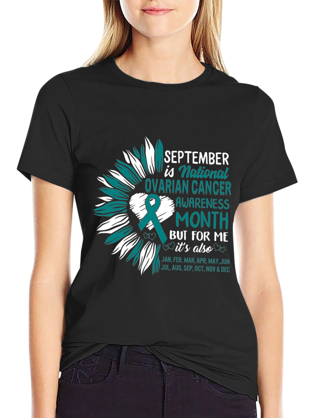 Ovarian Cancer Awareness Tee - September Month