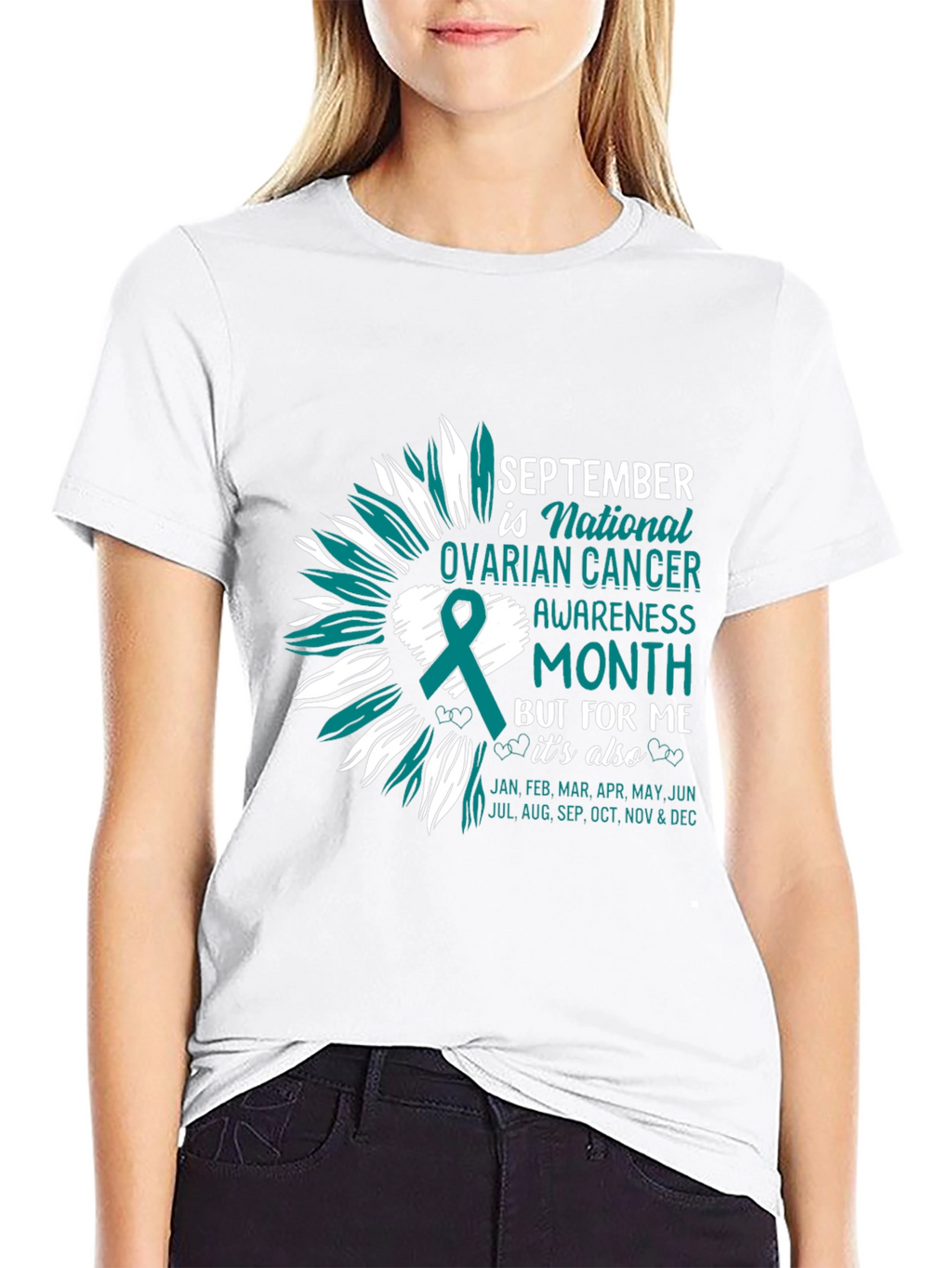 Ovarian Cancer Awareness Tee - September Month
