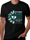 Ovarian Cancer Awareness Tee - September Month