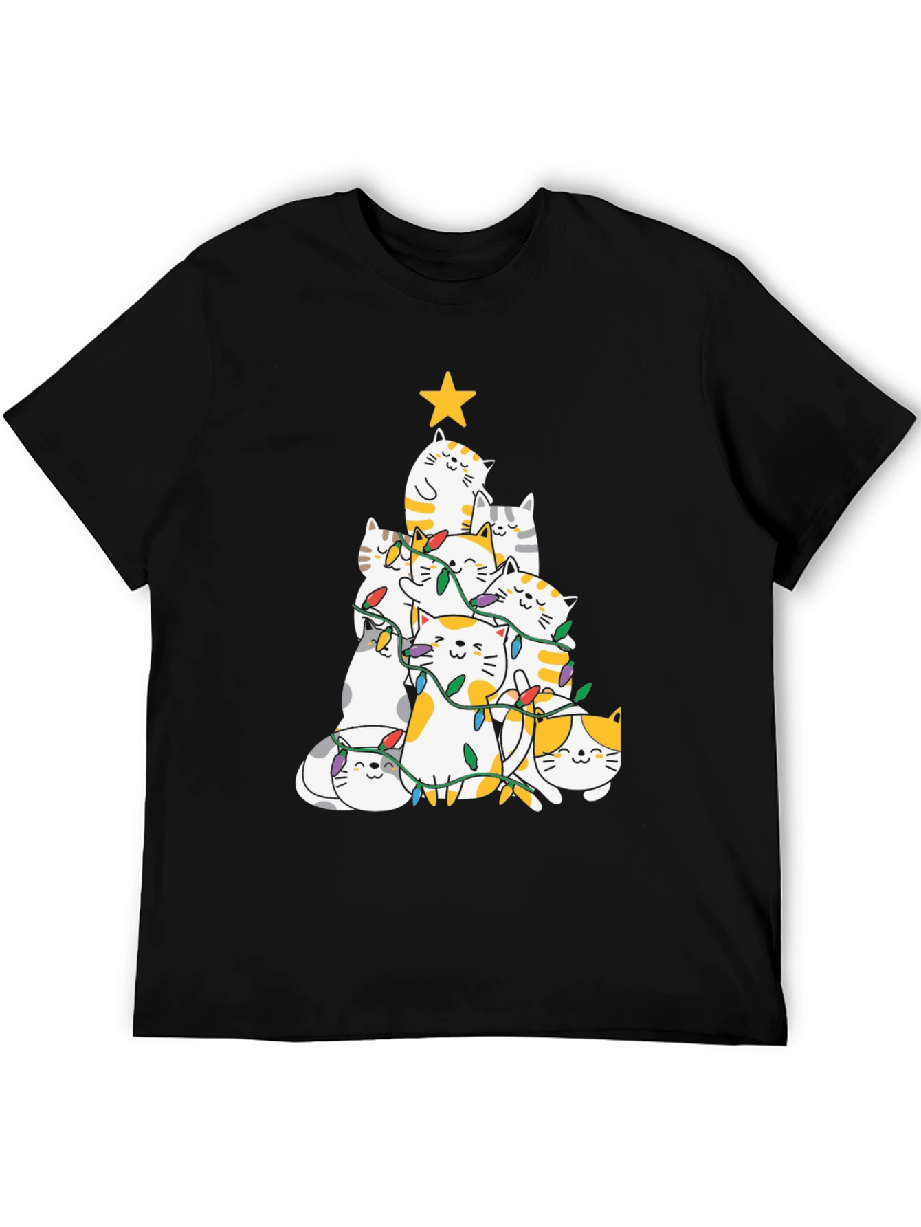 Cat Christmas Tree T-Shirt