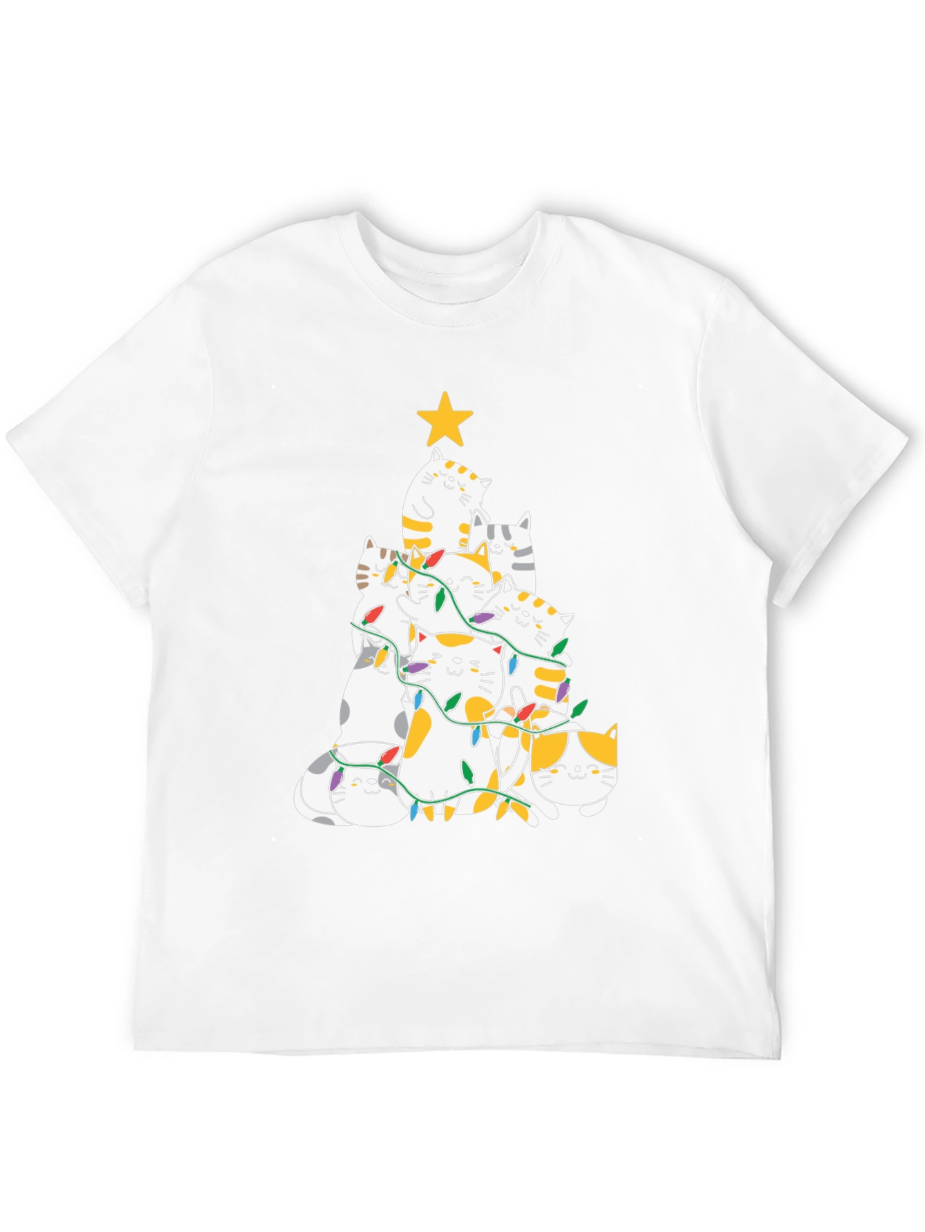 Cat Christmas Tree T-Shirt