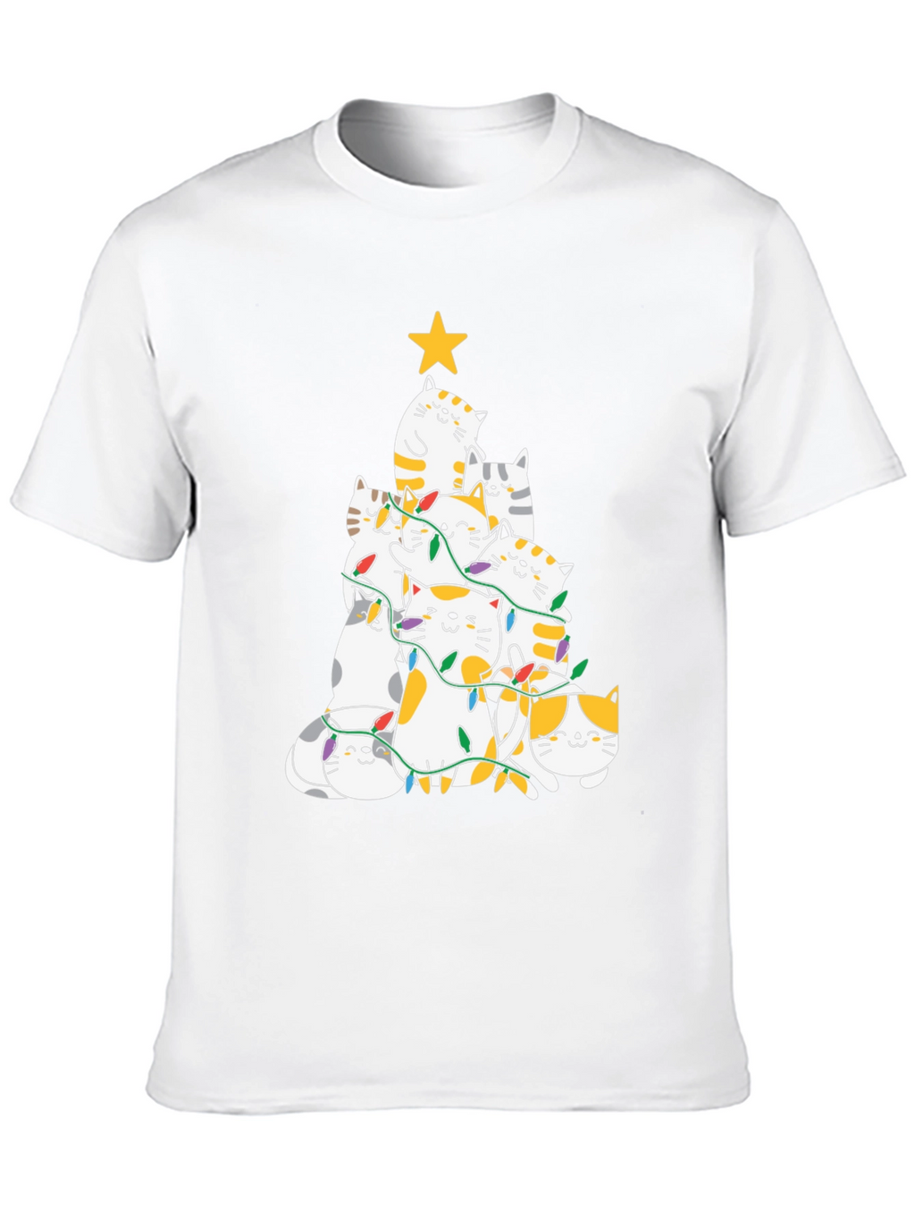 Cat Christmas Tree T-Shirt