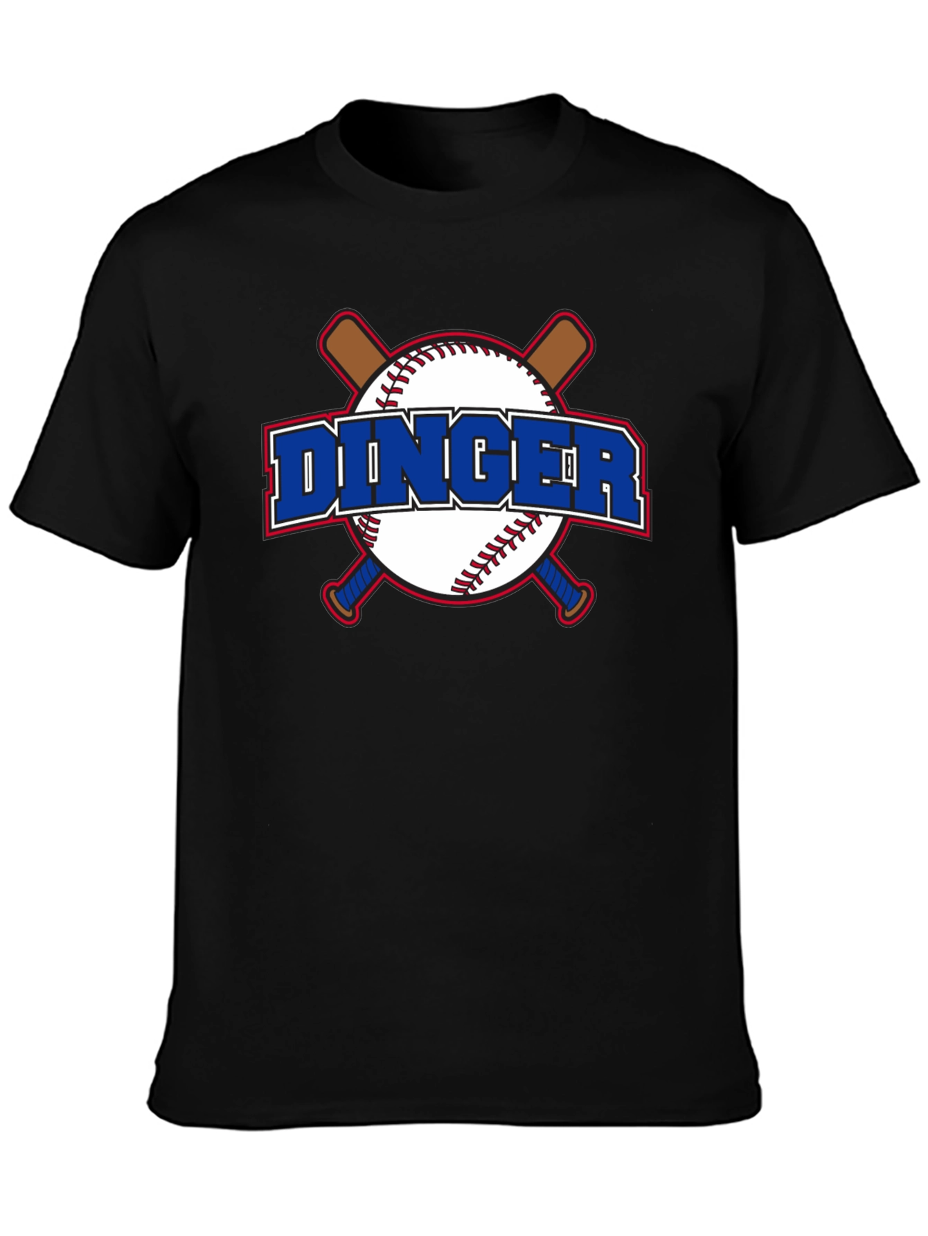 Dinger Baseball Graphic T-Shirt
