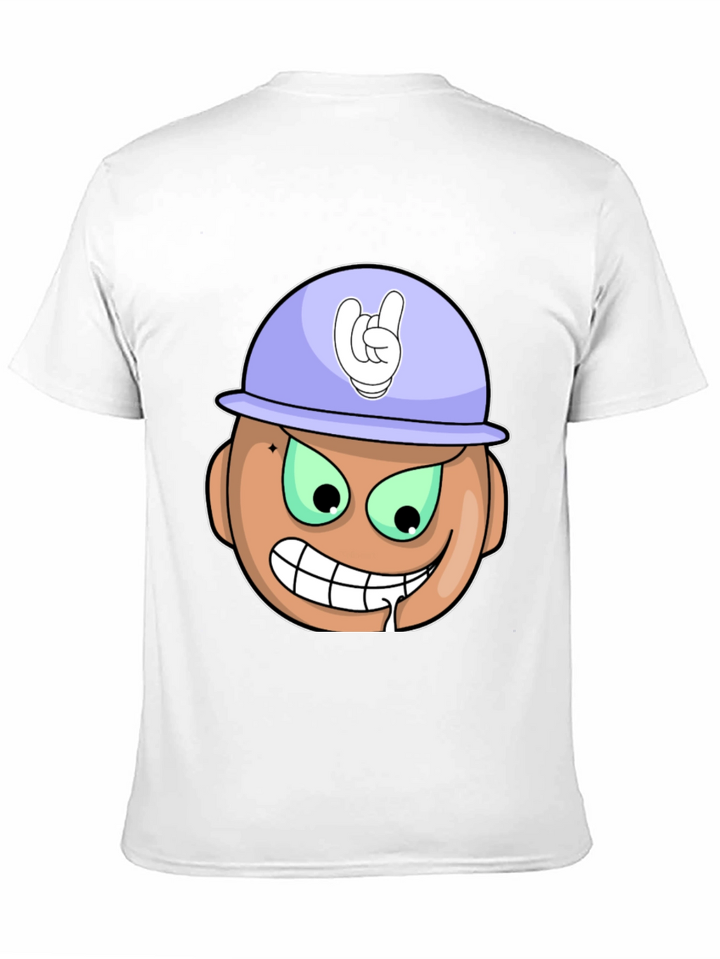 Cartoon Grinning Face T-Shirt