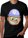 Cartoon Grinning Face T-Shirt