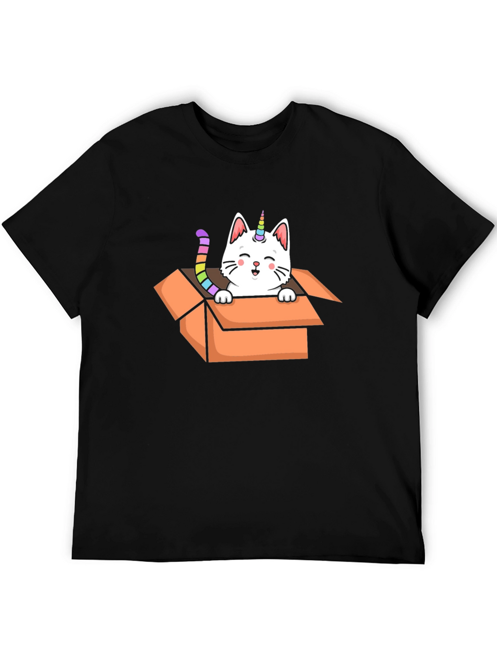 Unicorn Cat in a Box T-Shirt