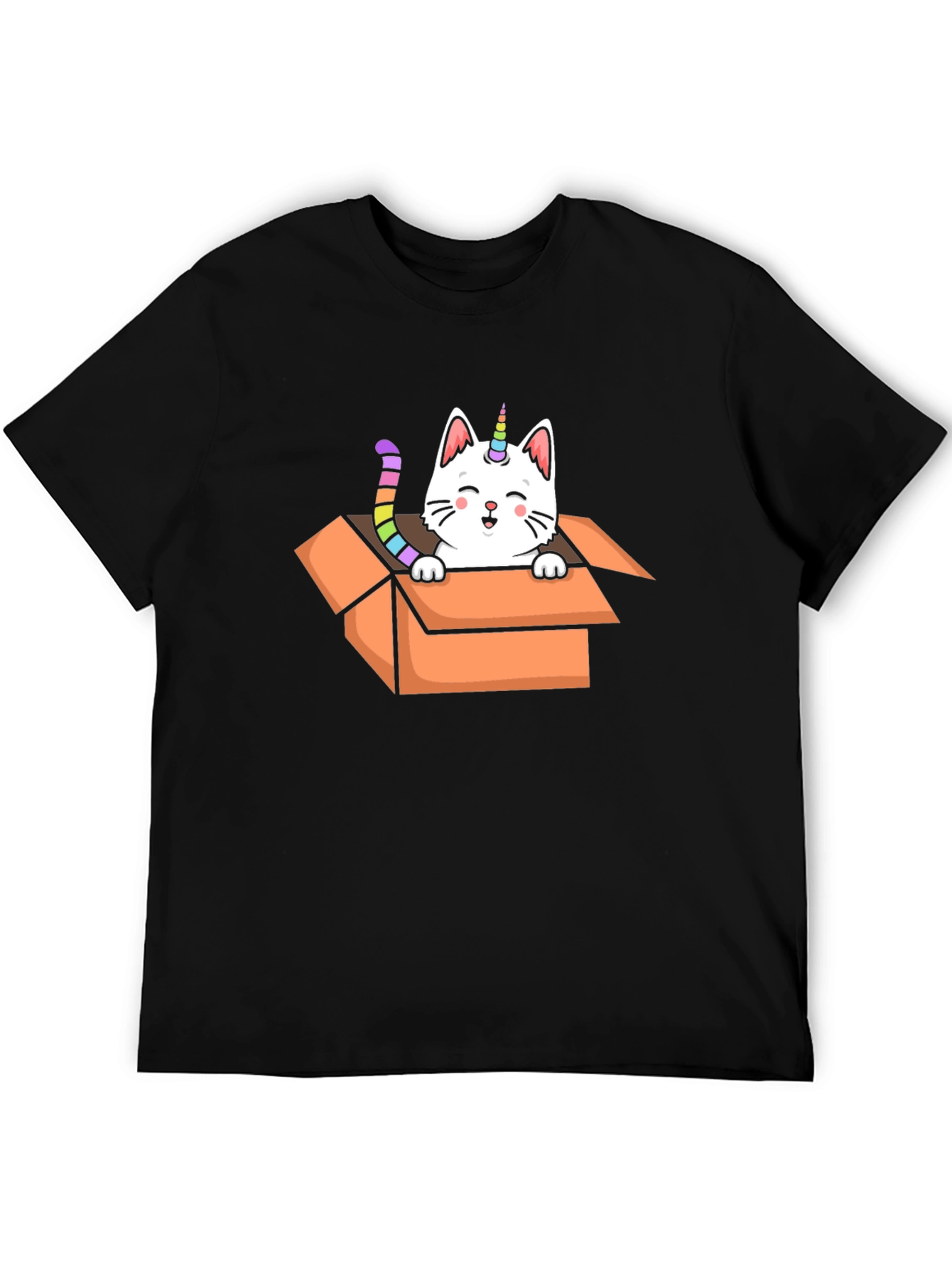Unicorn Cat in a Box T-Shirt