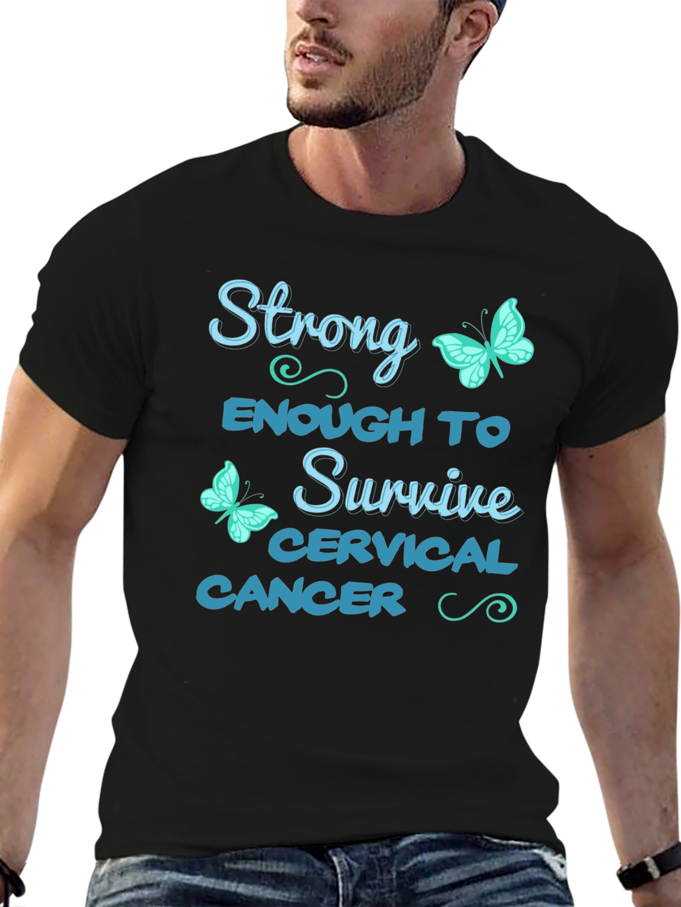 Strong Cervical Cancer Survivor T-Shirt