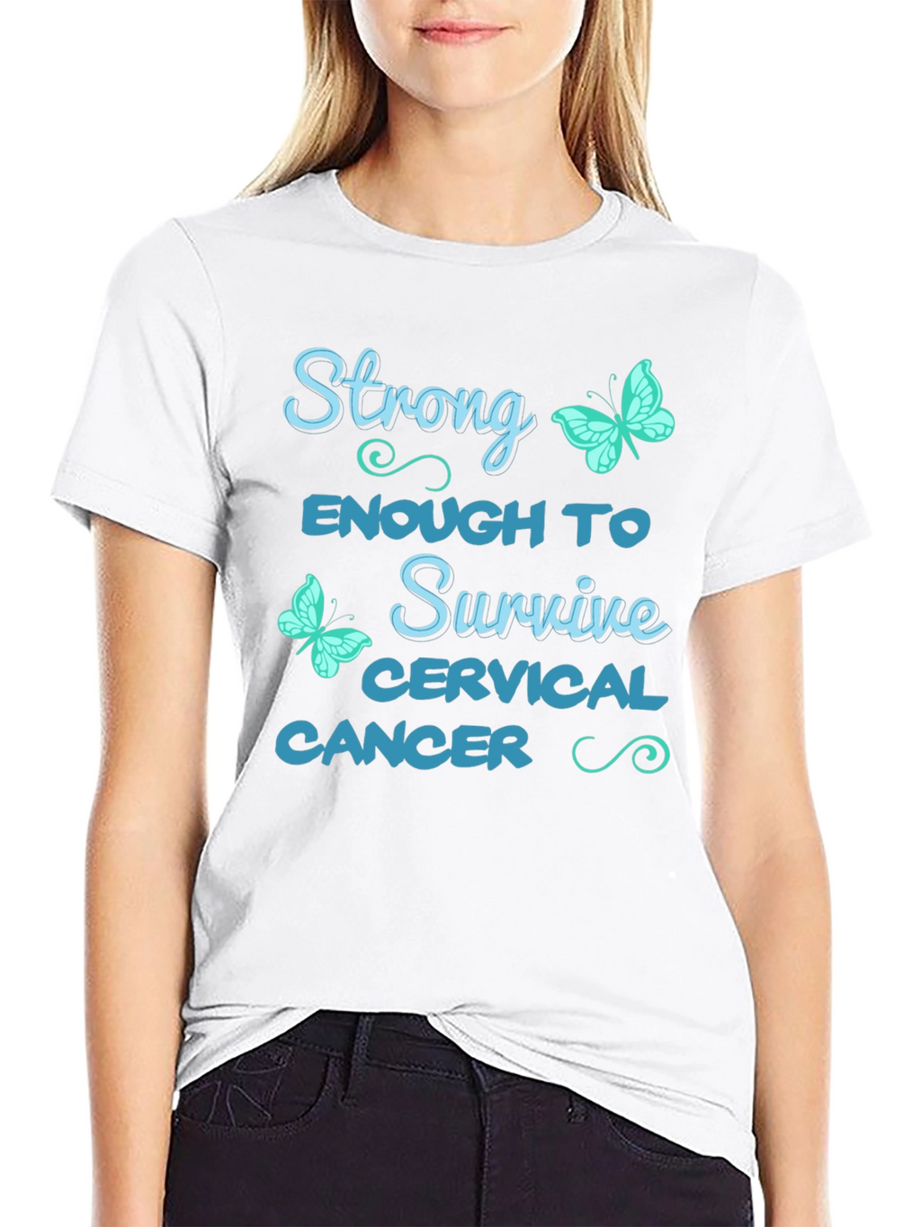 Strong Cervical Cancer Survivor T-Shirt