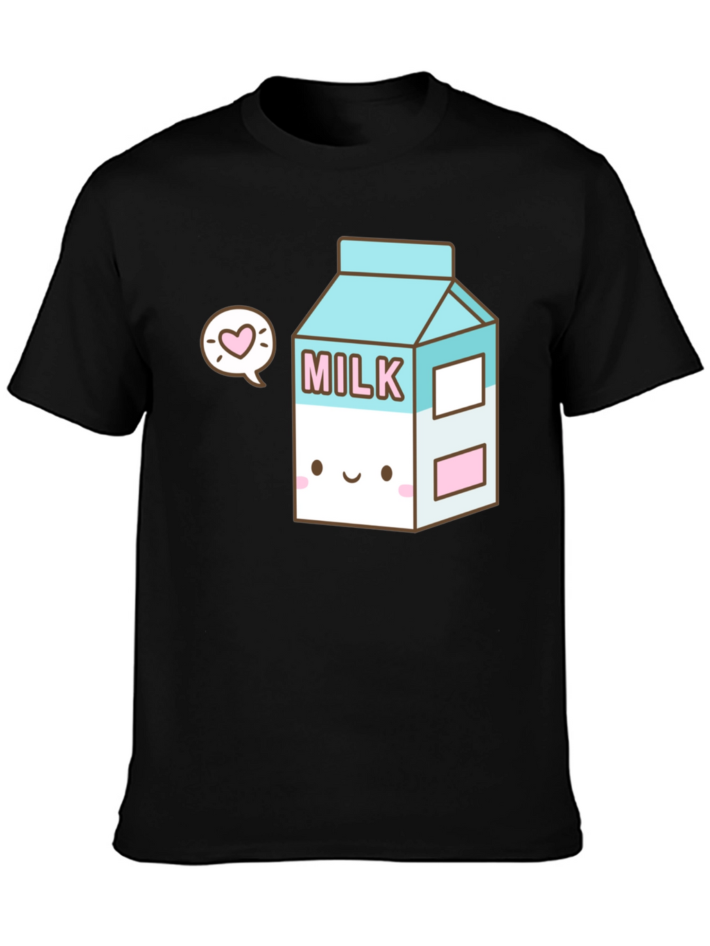 Kawaii Milk Carton T-Shirt - Cute & Unique Design