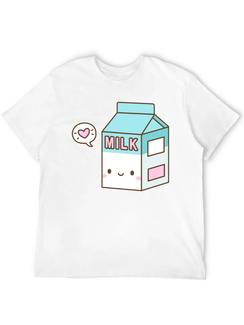 Kawaii Milk Carton T-Shirt - Cute & Unique Design