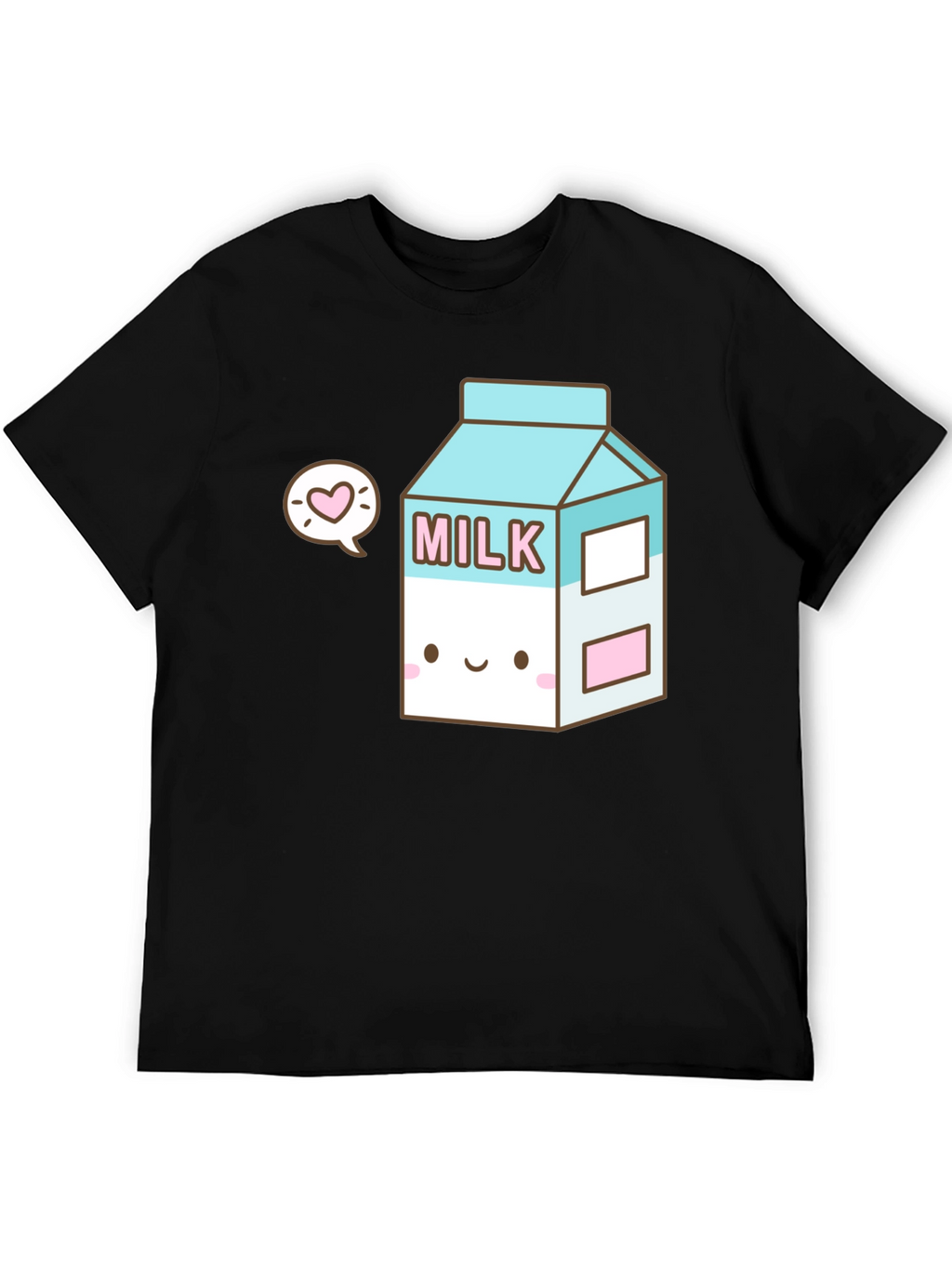 Kawaii Milk Carton T-Shirt - Cute & Unique Design