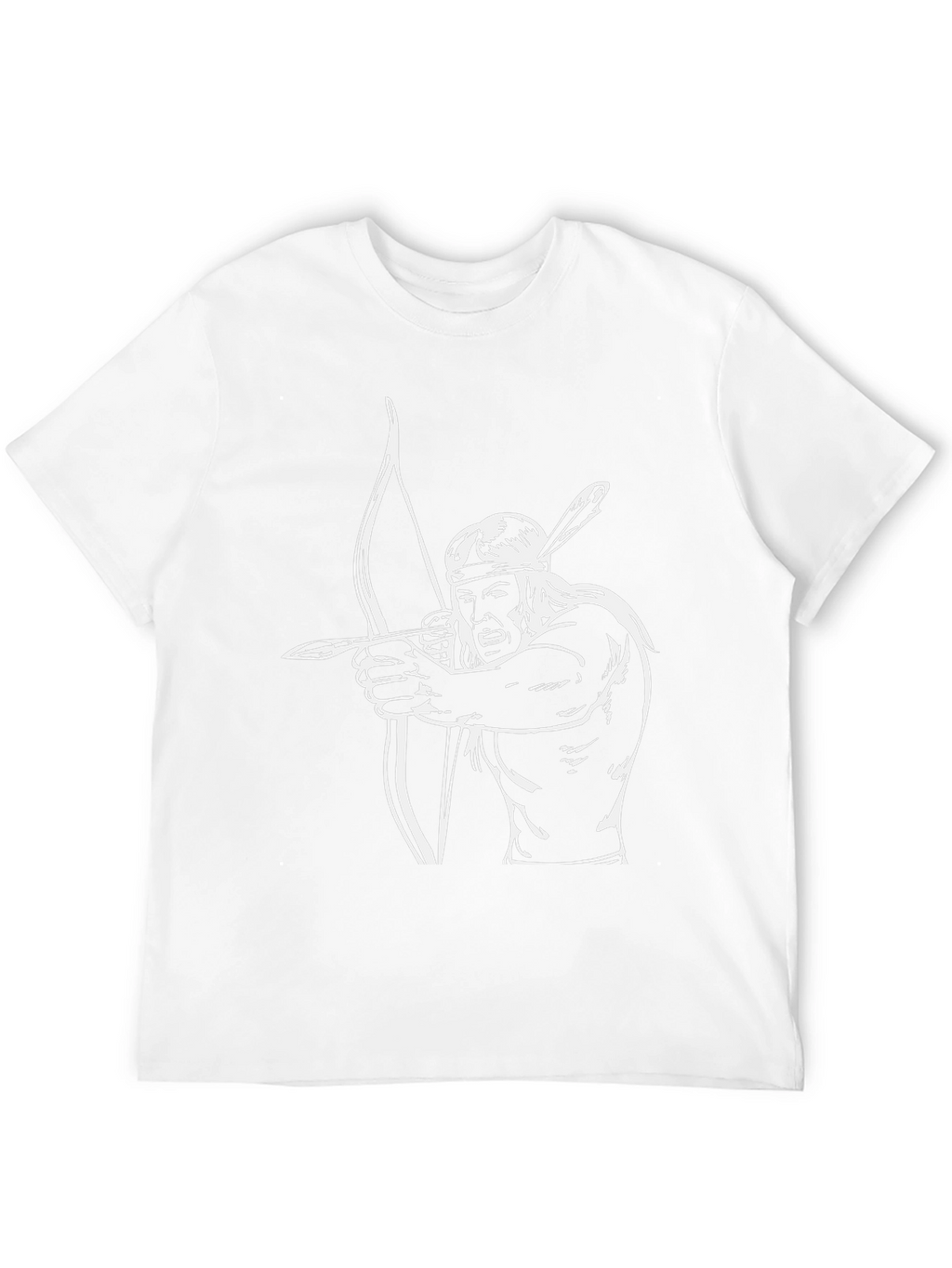 Archer Graphic Tee - Native American Style Print