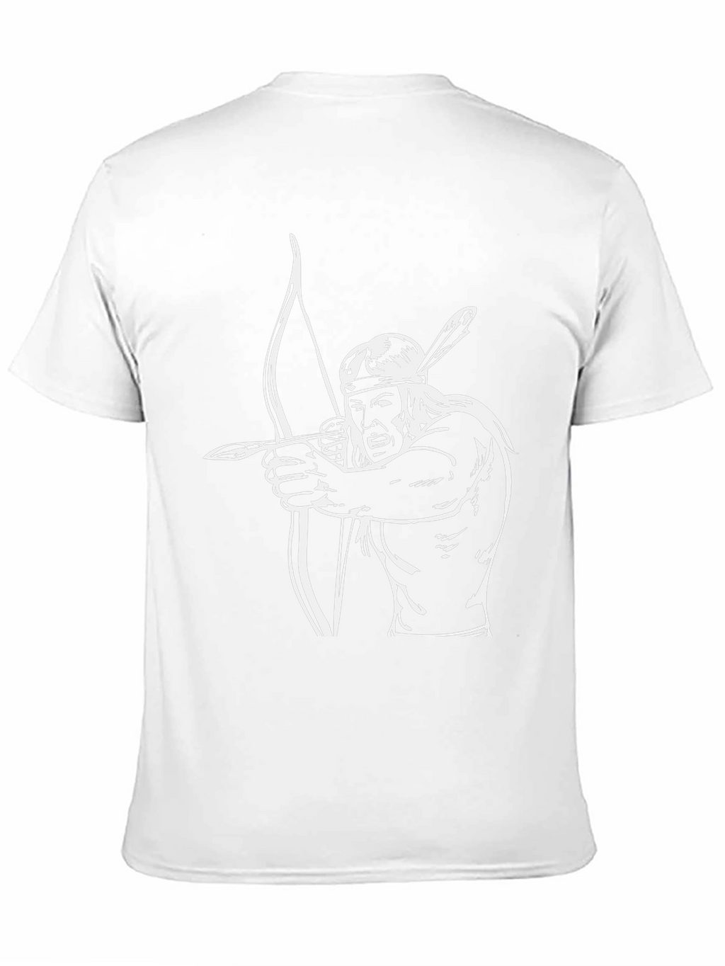Archer Graphic Tee - Native American Style Print