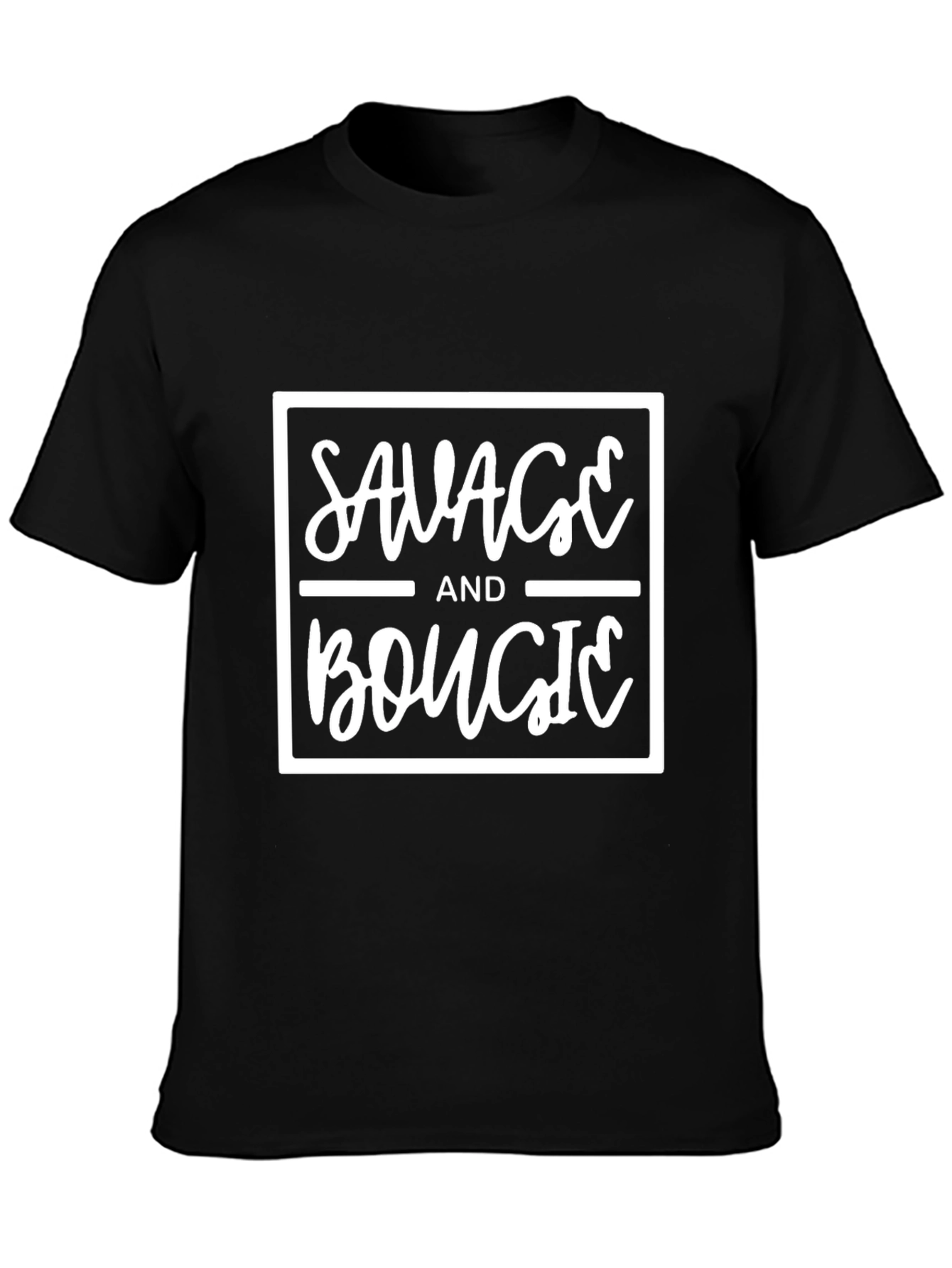 Savage and Bougie Graphic Tee - Black