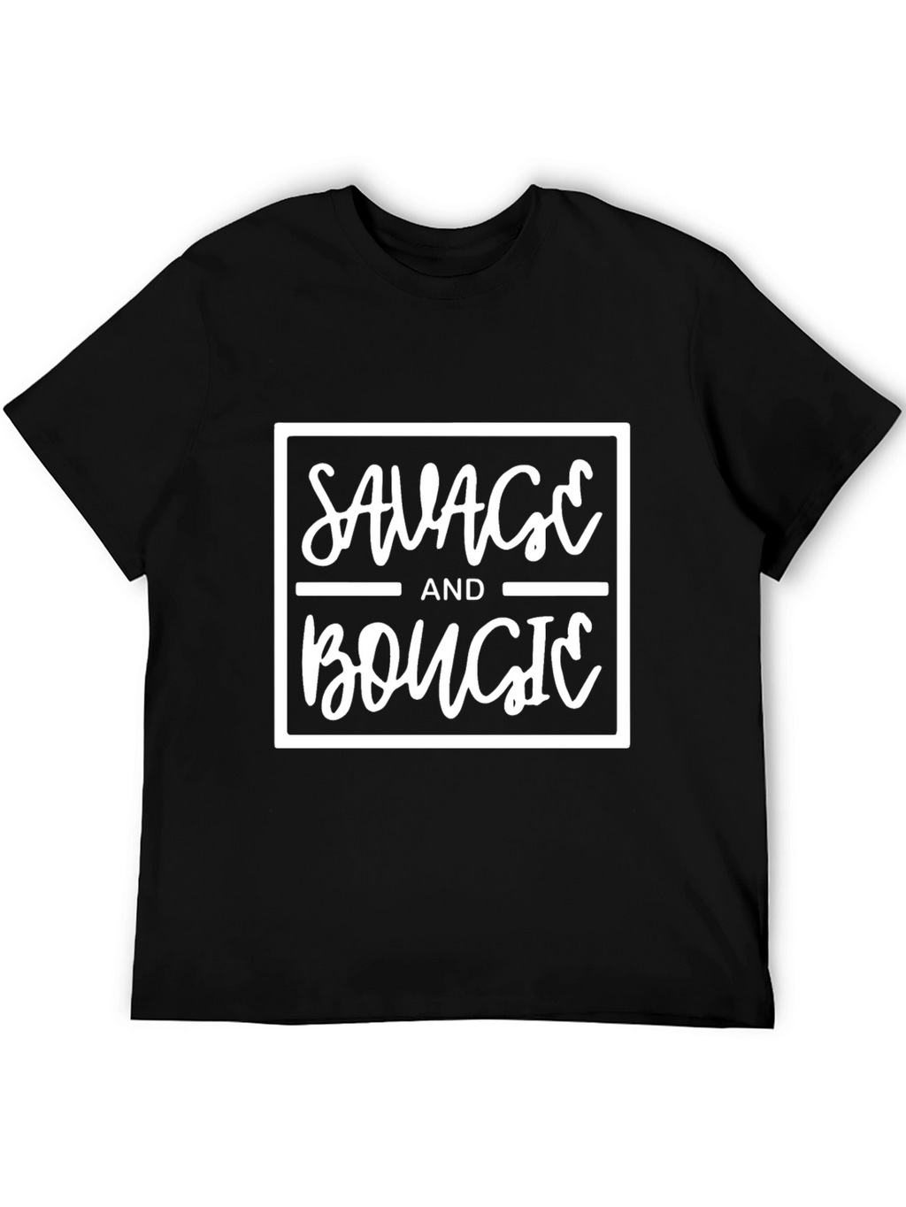 Savage and Bougie Graphic Tee - Black