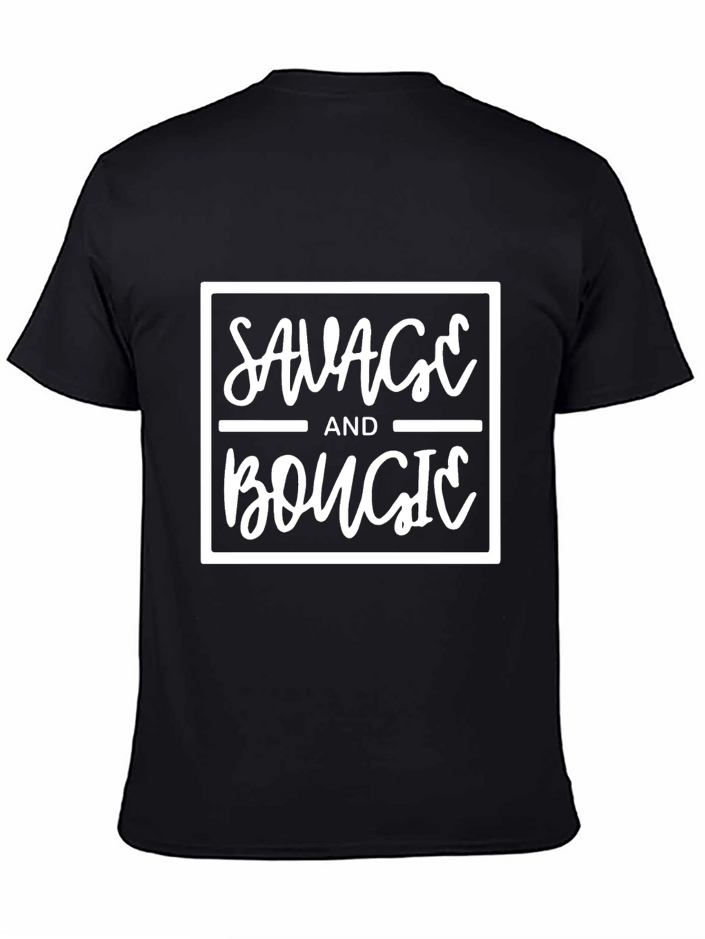 Savage and Bougie Graphic Tee - Black