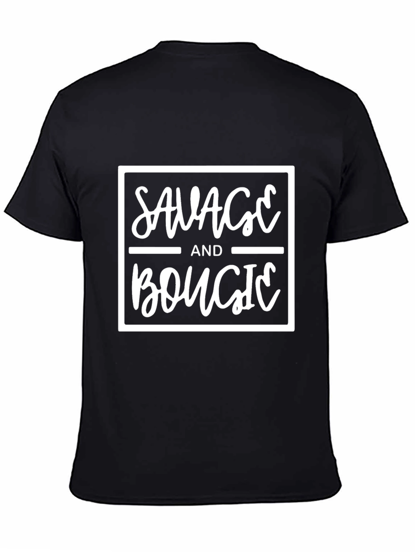 Savage and Bougie Graphic Tee - Black
