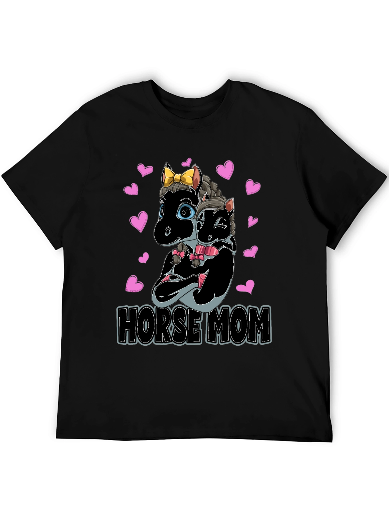 Horse Mom T-Shirt - Cute Horse Design