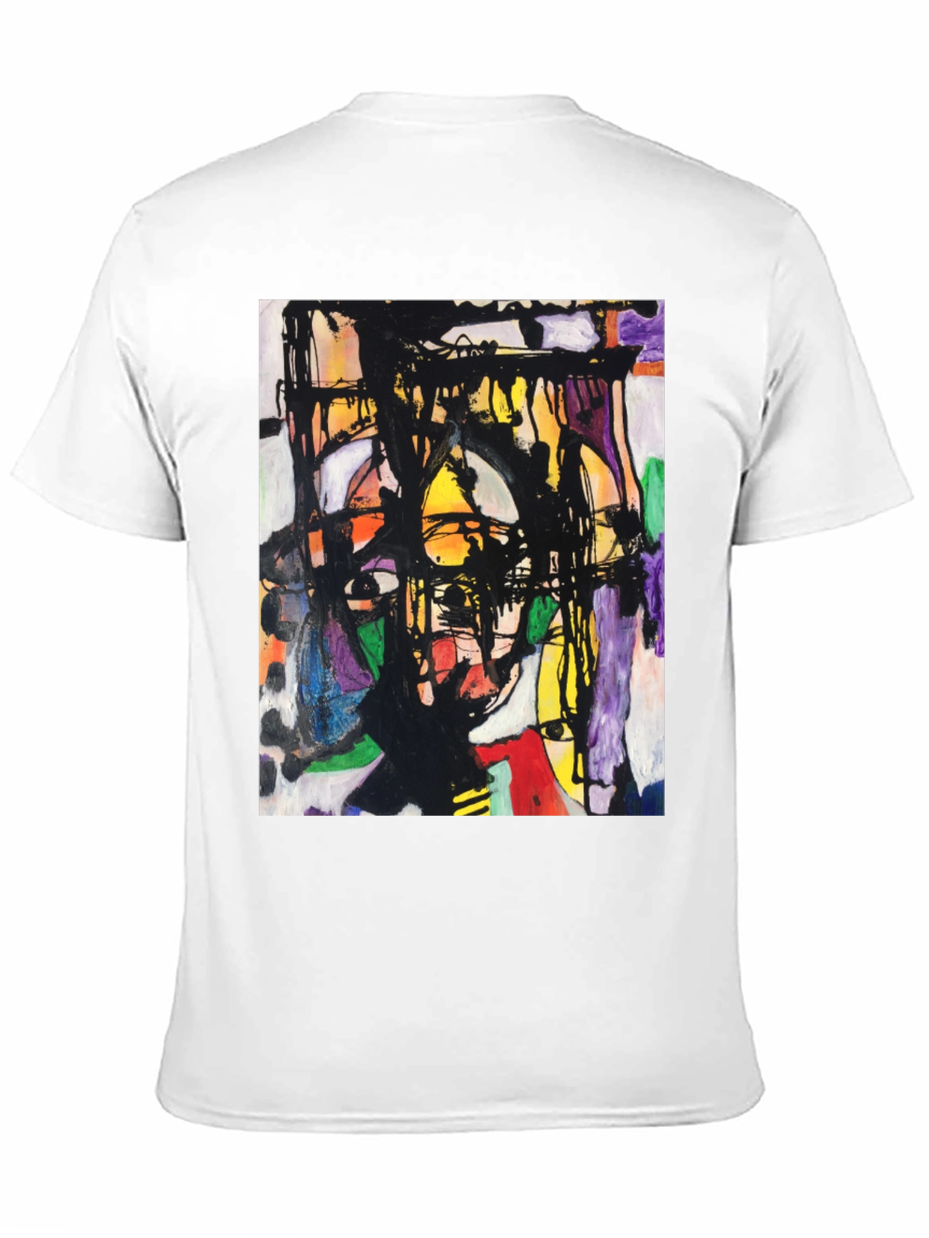 Abstract Art Graphic Tee - Modern Unisex T-Shirt