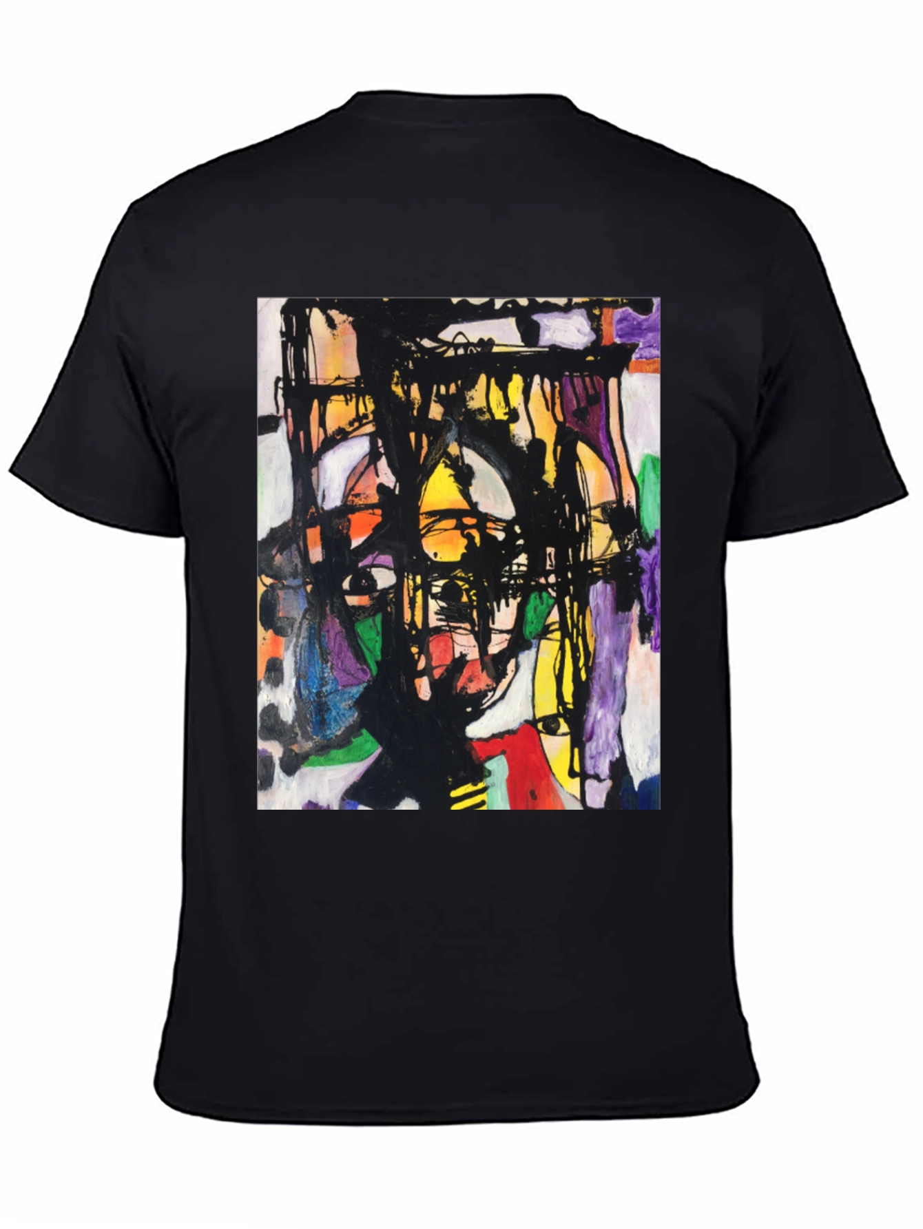 Abstract Art Graphic Tee - Modern Unisex T-Shirt