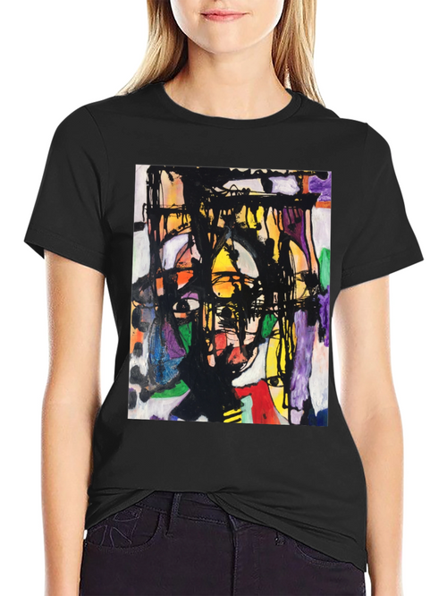 Abstract Art Graphic Tee - Modern Unisex T-Shirt