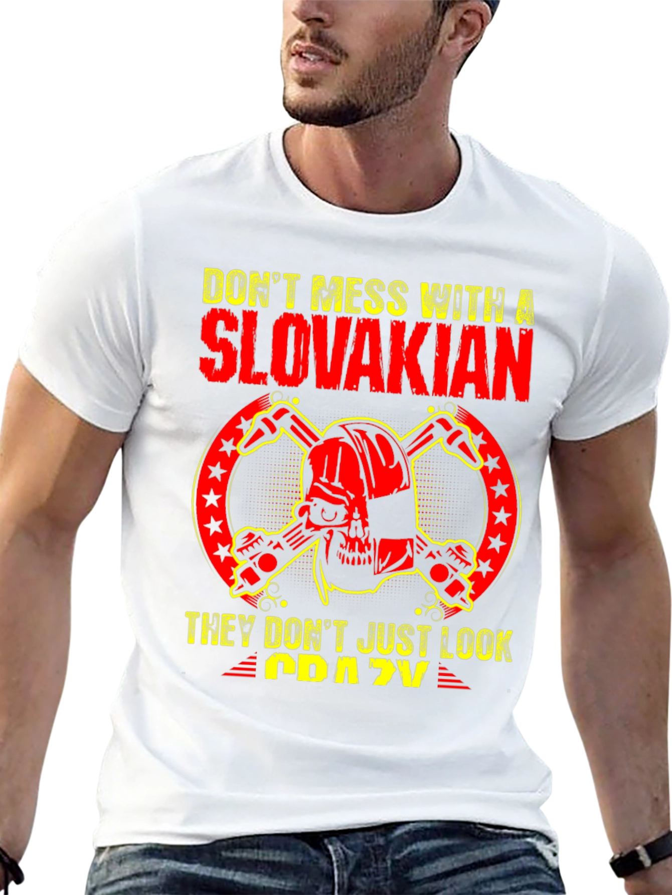 Slovakian Crazy T-Shirt - Slovak Pride