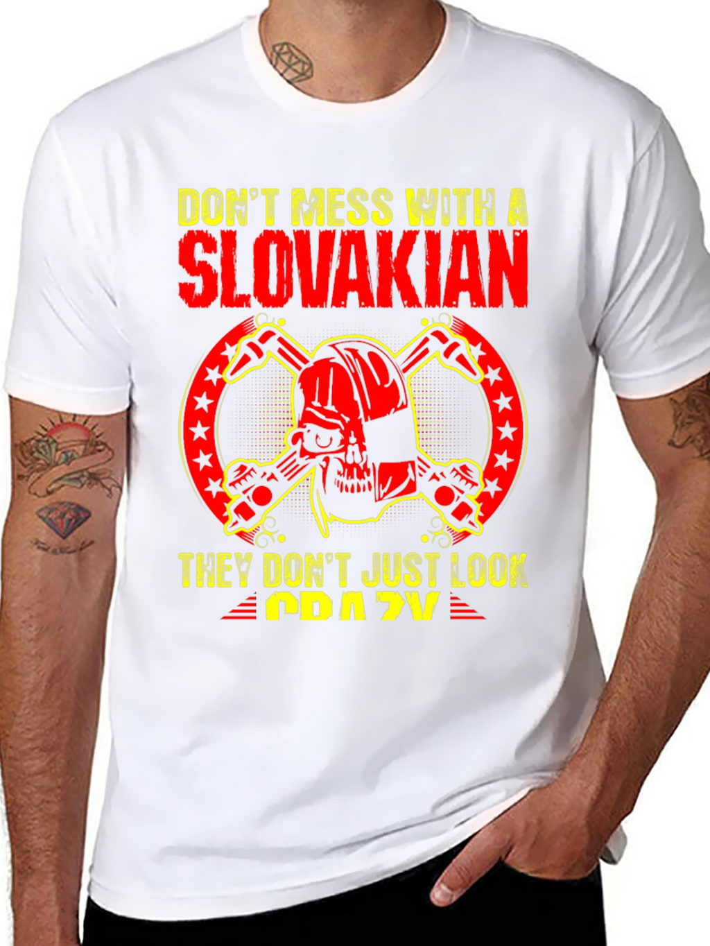 Slovakian Crazy T-Shirt - Slovak Pride