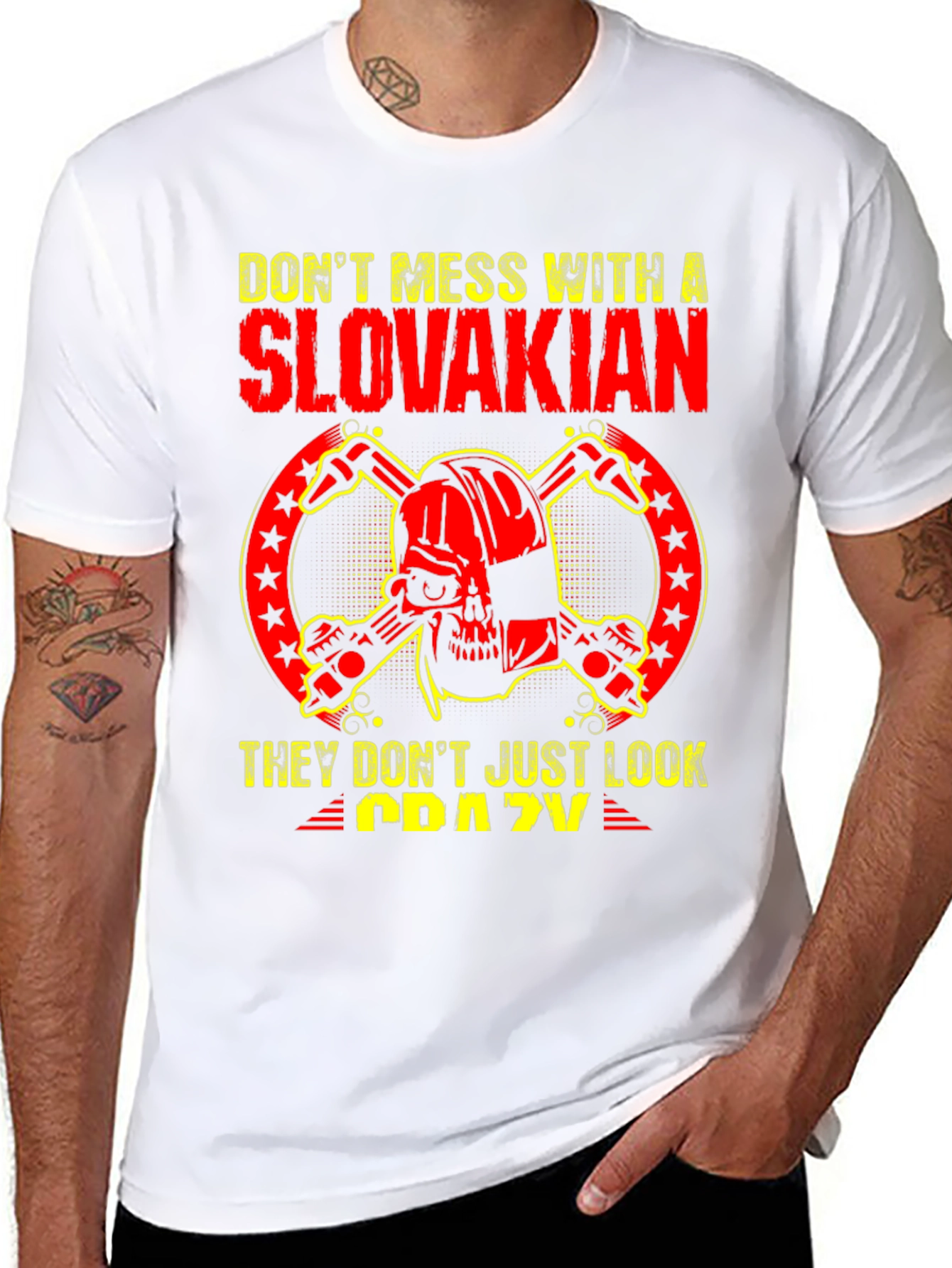 Slovakian Crazy T-Shirt - Slovak Pride