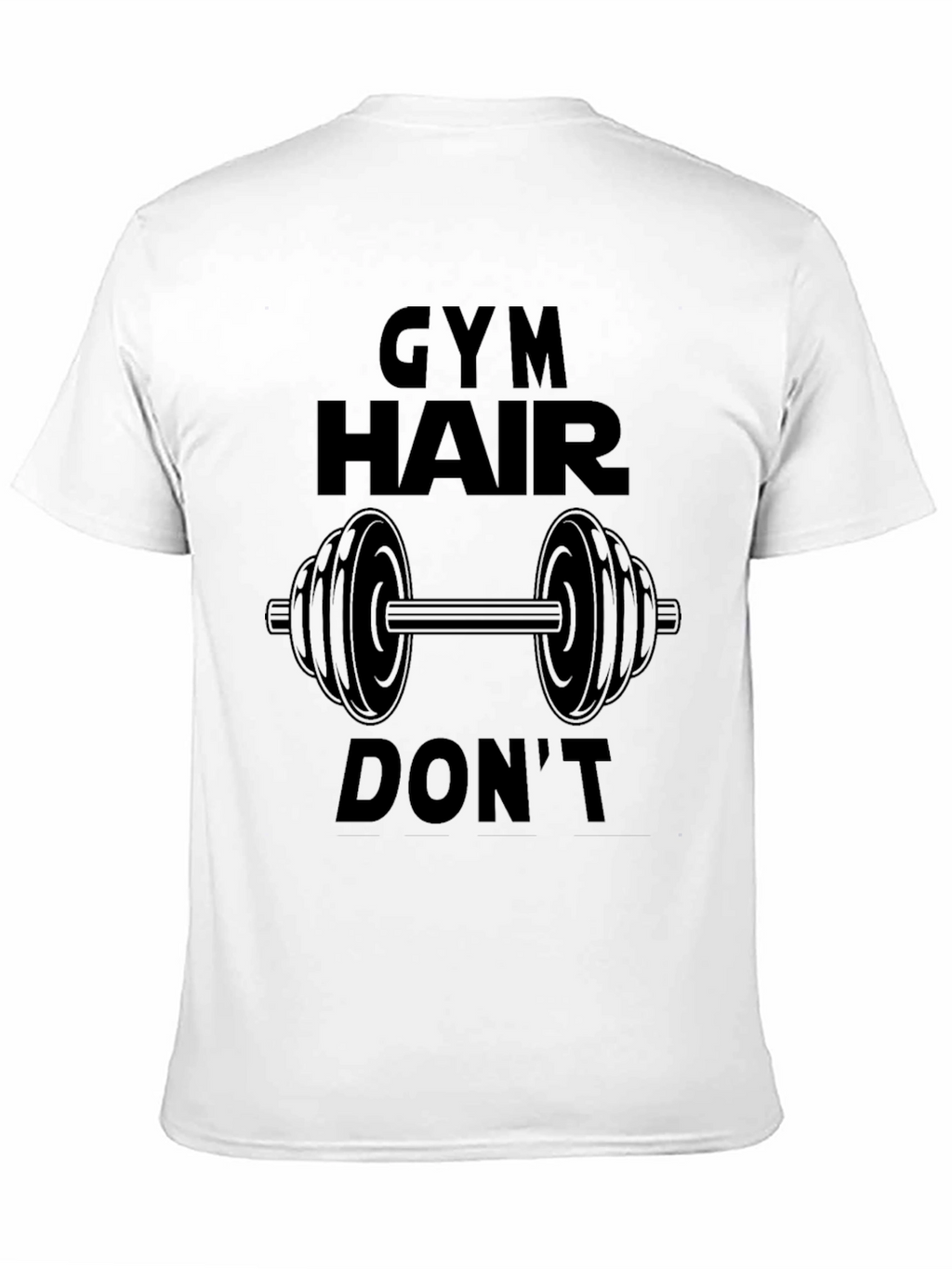 Gym Hair Dont Care Black T-Shirt