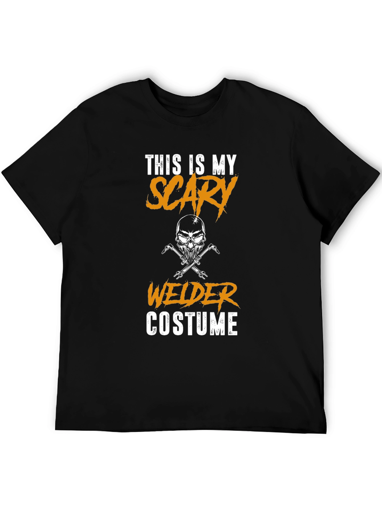 Scary Welder Costume Graphic Tee - Black
