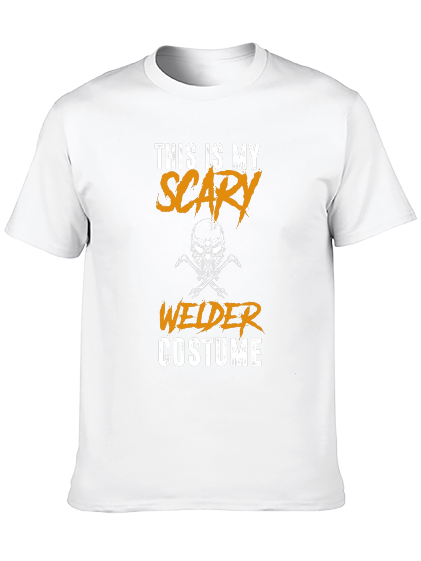 Scary Welder Costume Graphic Tee - Black