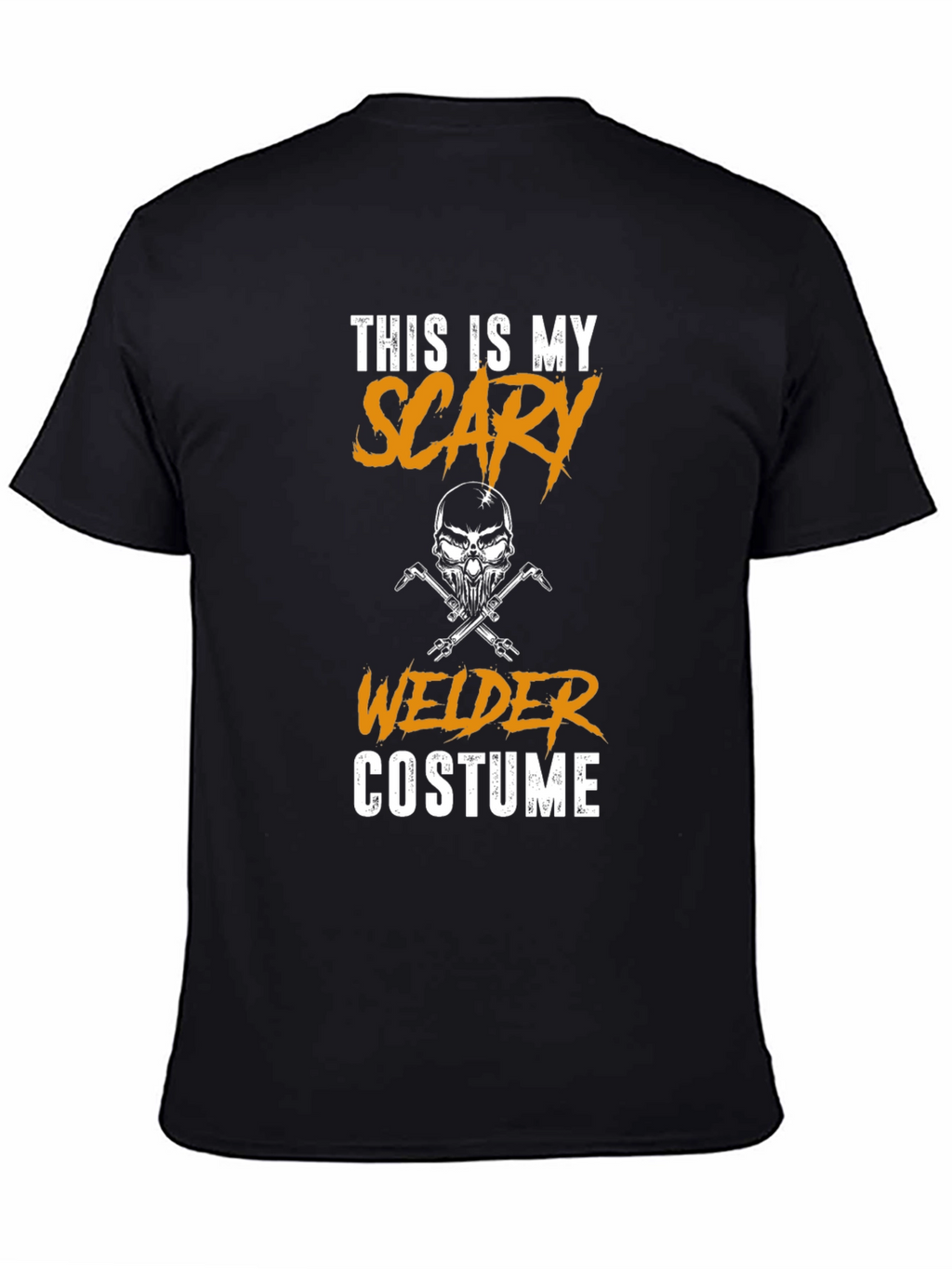 Scary Welder Costume Graphic Tee - Black