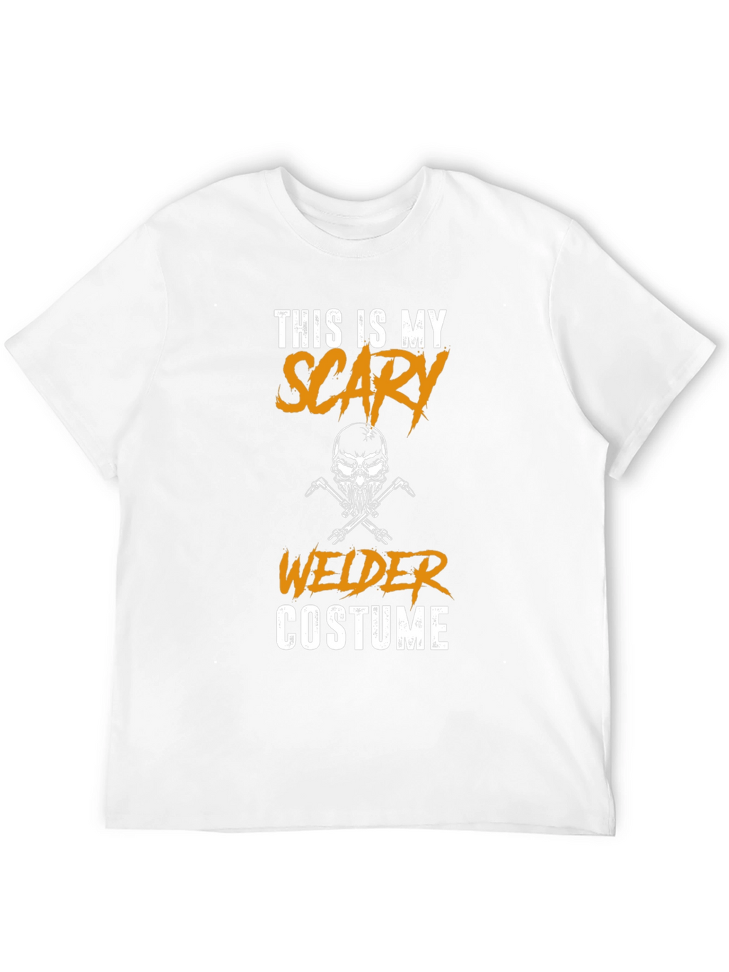 Scary Welder Costume Graphic Tee - Black