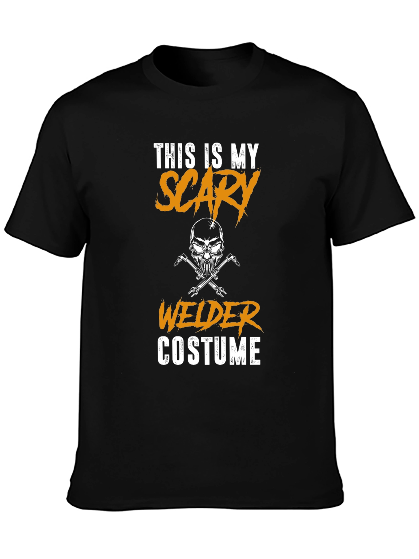 Scary Welder Costume Graphic Tee - Black