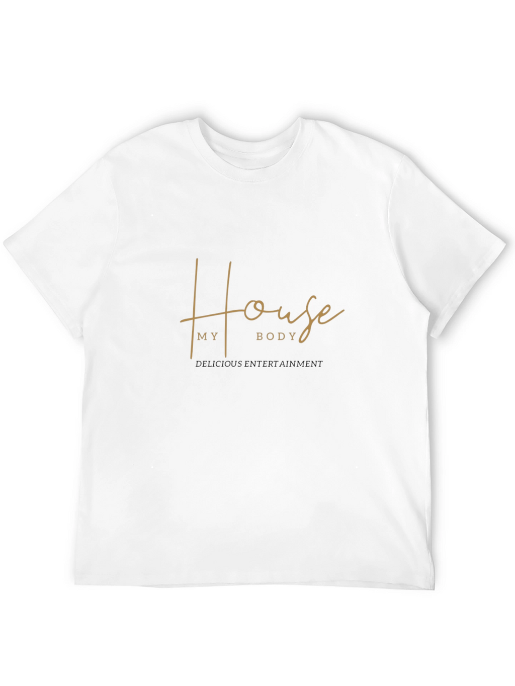 House My Body Black Graphic T-Shirt