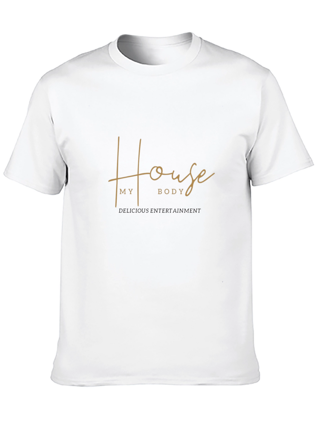 House My Body Black Graphic T-Shirt