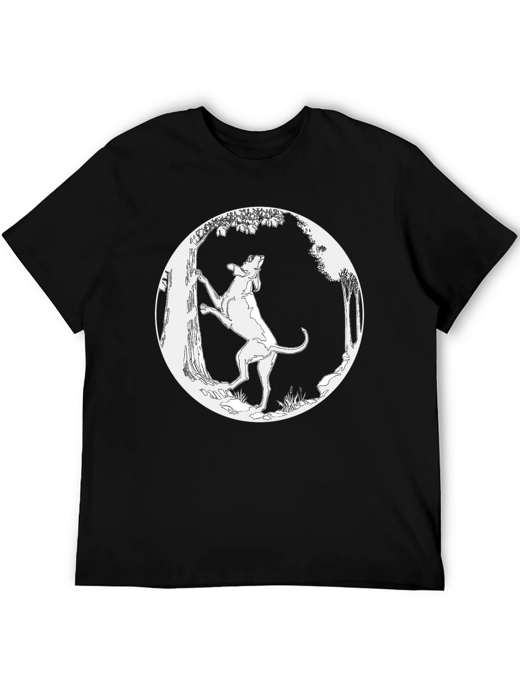 Hound Dog T-Shirt - Black Graphic Tee