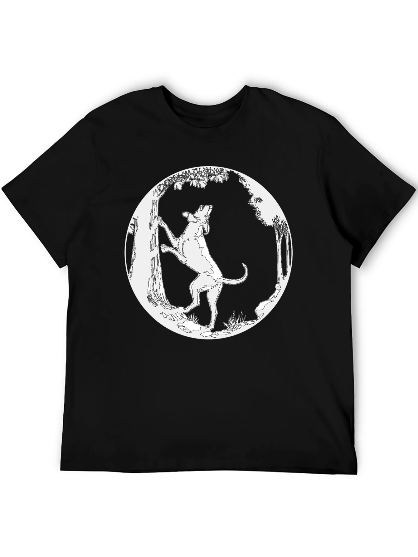 Hound Dog T-Shirt - Black Graphic Tee
