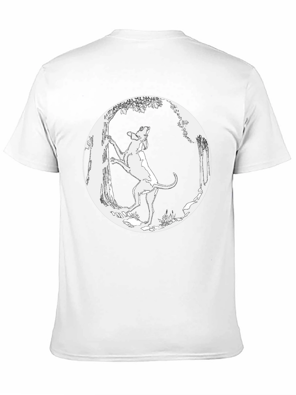 Hound Dog T-Shirt - Black Graphic Tee