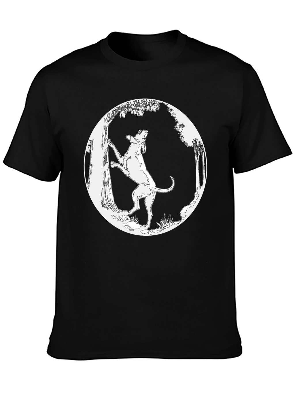 Hound Dog T-Shirt - Black Graphic Tee