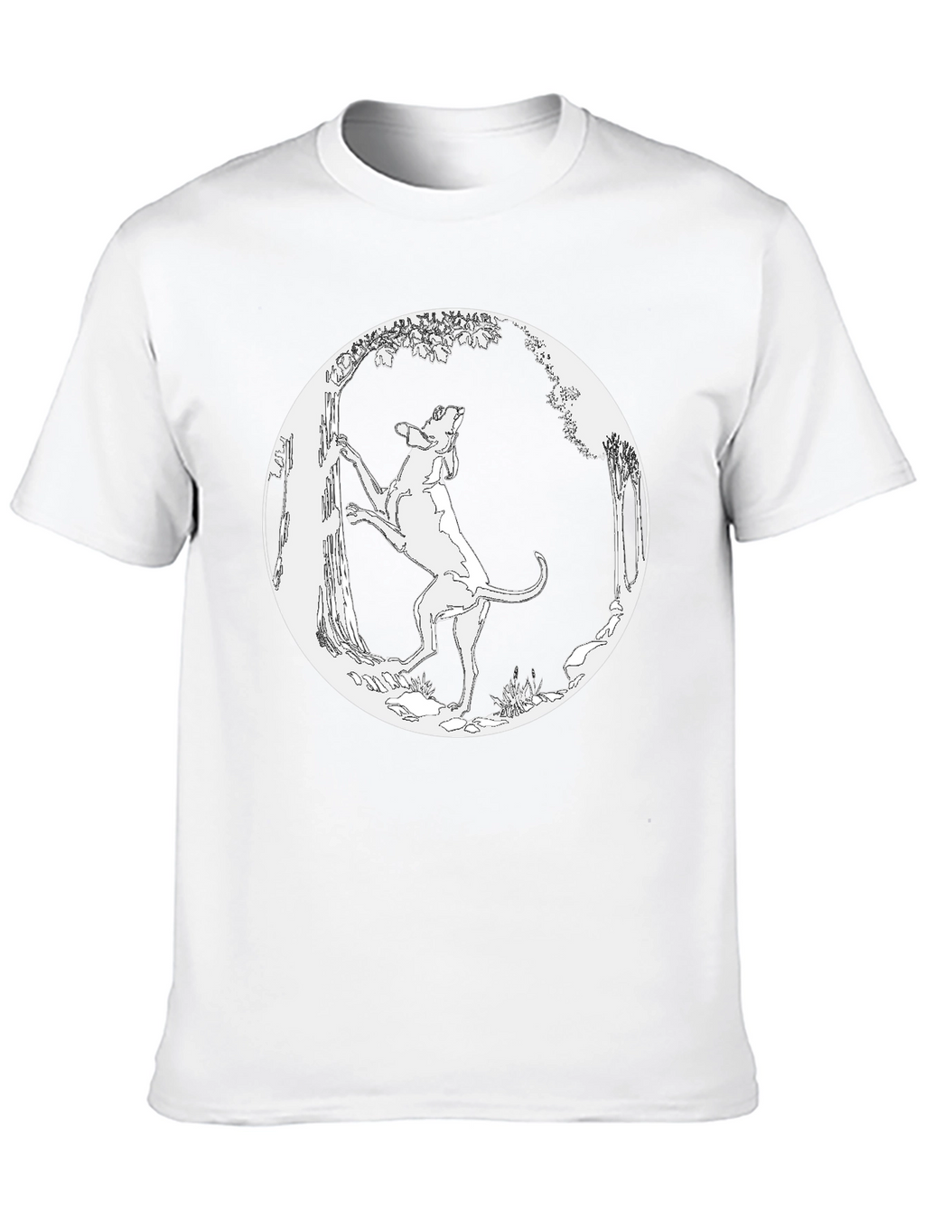 Hound Dog T-Shirt - Black Graphic Tee