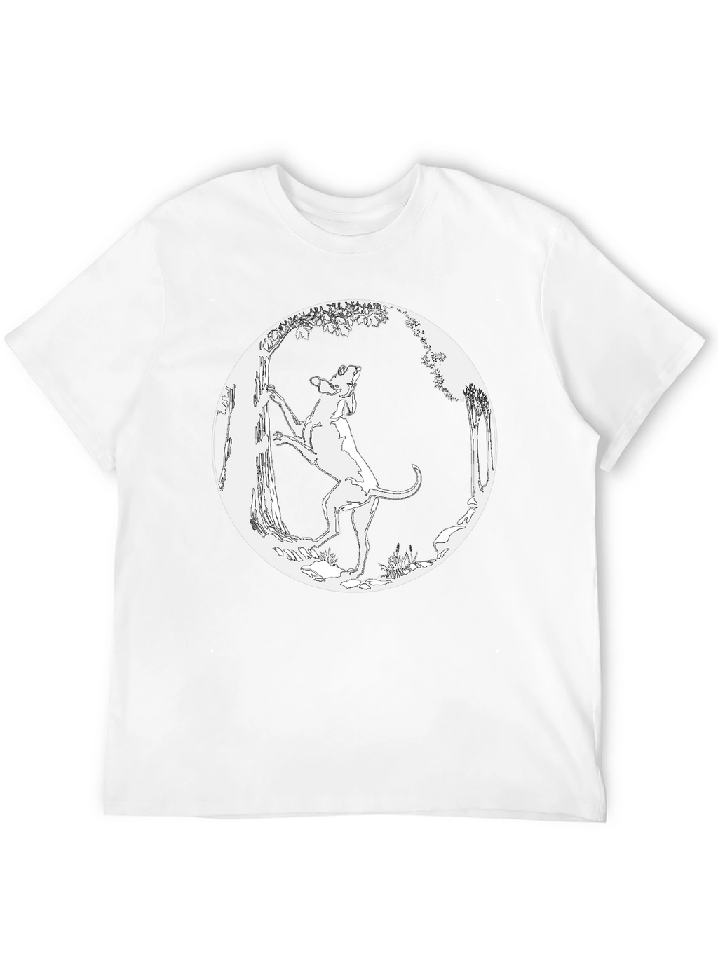 Hound Dog T-Shirt - Black Graphic Tee